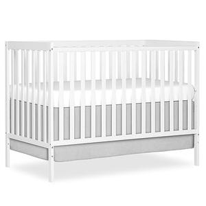 Dream On Me Synergy 5-in-1 Convertible Full Size Baby Crib, GREENGUARD Gold
GREENGUARD Gold, BSA Verified, ASTM & CPSC Compliant, Classic Straight Rail, 3-Position Mattress Support,50 Lb Limit, 5-in-1
