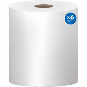 Kimberly-Clark PROFESSIONAL Scott Essential High Capacity Hard Roll Paper Towels (01005), White, 1000' / Roll, 6 Paper Towel Rolls/Convenience Case