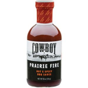 Duraflame 83603 Cowboy Brand Prairie Fire Style Barbeque Sauce, 18 oz