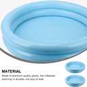 2pcs Inflatable Sand Tray Inflatable Swimming Pool for Floating Fishing Game Bathtub Portable Sand Tray Outdoor Party Food