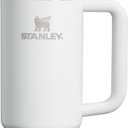 STANLEY Quencher H2.0 Tumbler with Handle and Straw 30 oz | Flowstate 3-Position Lid | Cup Holder Compatible for Travel | Insulated Stainless Steel Cup | BPA-Free | Frost