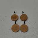 Set of 4 Boho Rattan Wall Towel Hooks Decorative Woven Hanging Holder Farmhouse Coat Rack Hooks Wood Coat Rack Wall Mount Vintage Decorative Hook for Hanging Coats