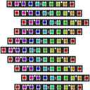 10x10 WS2812B 5050 RGB LED Light Stick Matrix Individually Addressable 10 Bit RGB LEDs with Integrated Driver Board DC 5V Compatible with Arduino and Raspberry Pi