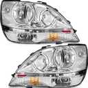 WEELMOTO Headlights Assembly for 1999 2000 2001 2002 2003 Lexus RX300
