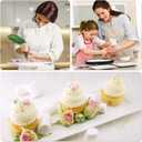 Cake Decorating Kit,Piping Bags and Tips Set,Cake Decorating Supplies,Frosting Piping Kit,Cake Baking Supplies for Beginners (488PS)