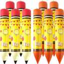 10pcs Large Inflatable Crayons & Pencil Balloons, Back to School Balloons 5 Jumbo Inflatable Pencil & 5 Crayons Decorations for Home Classroom Party