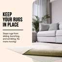 Non Slip Area Rug Gripper 4x6 Feet, Rug Gripper for Hardwood Floors, Laminate, Vinyl, Stone & Tile, Anti Slip Area Rug Pad for Under Rugs