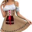 Sexy Dirndl Dresses for Women - Traditional Bavarian German Oktoberfest Costumes 2024 Outfits