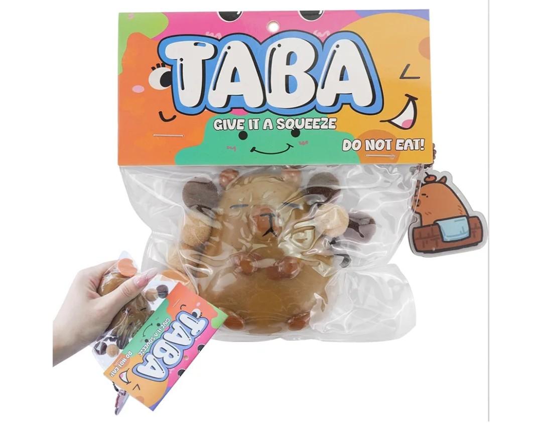 Taba Squishy Toys, Valentines Cat Paw Cute Kawaii Squeeze Toys ,Sticky Squishy Fidget Toys Silicone Squeeze Toy for Stress Relief, Cute Soft Toys, Best Valentines Gift for Anniversary