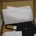 Towel Holder Stand, Stainless Steel Hand Towel Holder Rack for Bathroom Countertop, S-Shape Free Standing Towel Bar Holds 2 Towels for Kitchen Countertop, Black