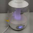 DREO Humidifiers for Bedroom, 3L Top Fill 30H & 26dB Quiet Runtime for Large Room, Cool Mist Ultrasonic Humidifier with Humidity Sensor, Night Light for Home, Baby, Nursery, Plants, New Edition (Pearl White)