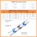 Kuject Heat Gun for Shrink Tubing, 820PCS Solder Seal Wire Connectors & Heat Shrink Tubing Kit, Waterproof Heat Shrink Wire Connectors Kit with Mini Heat Gun for Marine Automotive Wiring, AWG 26-10