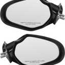 M MATI Side Mirror Set for Yamaha Waverunner VX1100 VX 1100 Cruiser Deluxe 2010-2014 Sport 2010-2015 VX1800 VXR VXS 1800 2011-2014 F2N-U596B-00-00 F2N-U596C-00-00, Medium