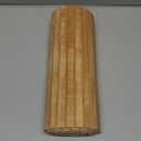 Natural Bamboo Wall Panel for Interior Wall Decor, Renewable Pole Wrap Wainscoting Paneling for Wall Ceiling Furniture Cabinet Office, 12 x 96 Inch, Carbonized