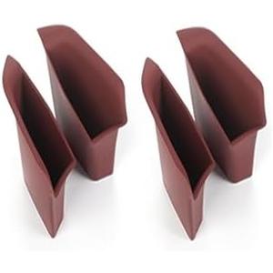 Fit for BMW G30 5 Series 2018-2022 Car Interior Front Door Handles Storage Box Door Armrest Organizer Tray Holder Accessories Center Console Tray (Color : Rear Cognac)