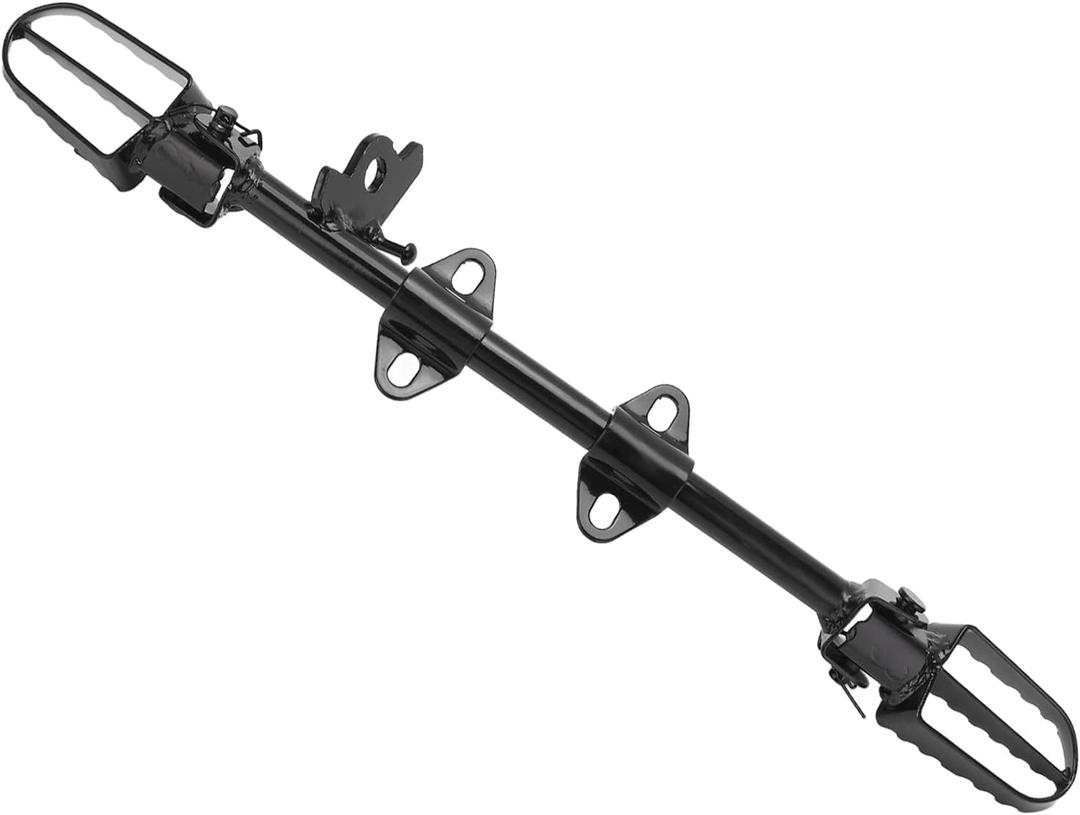 Dirt Bike Foot Pegs, Steel Alloy Footpegs Mount Bracket Compatible with XR50 CRF50 50cc 70cc 110cc 125cc