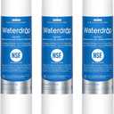 Waterdrop WD-F19C Replacement for GE RPWFE, RPWF (with CHIP) Refrigerator Water Filter, Compatible with GFE28GBLTS, GFE28GGKBB, GFE28GSKSS, PFE28KSKSS, PFE28KMKES, 3 Pack (Packaging May Vary)