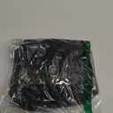 Navneet Women Sexy Y2K Sheer Lace Ruffle Mini Skirt Low Rise Mesh Ruffle Shorts Micro Skirt Coquette Going Out (Black) XS