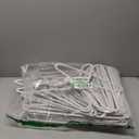 Hangers 50 Pack,Ultra-Thin Plastic Clothes Hangers (17.7 Inch) - Space-Saving Slim Hangers with Non-Slip Grooves for Wardrobe, Closet & Dorm Organization(White)