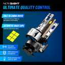 NOVSIGHT // Fog Bulbs Upgrade, 900% Brighter 95,000LM, 240W Performance, Enhanced Cooling, 5-Min Installation, 100,000+ Hour Lifespan, IP68 & CANBUS Compatible, Pack of 2