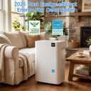 5,000 Sq.Ft 2026 Energy Star 80 Pint/Day Dehumidifier for Basement, Bedroom, Home, Bathroom, Smart Compressor Dehumidifier with Drain Hose, Intelligent Humidistat