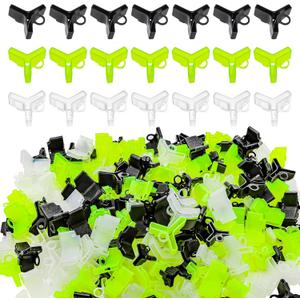 ZENFUN 300 Pcs Treble Hook Covers, Fishing Hooks Protector Assorted Sizes, Bulk Treble Hooks Bonnets, Fish Hook Guard Safety Cap Protector, 5 Sizes