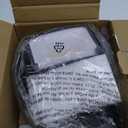 LUTEC 75W 8000 Lumen Floods Light Outdoor, Switch Controlled LED Security Lights with 3 Adjustable Heads, 5000K Daylight, IP65 Waterproof Exterior Flood Light for Outside Garage, Yard, Patio-Black