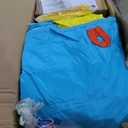 Inflatable Bounce House Water Slide,12.5ft x 11.4ft,Long Slide,Basketball Hoop,Fun Central Obstacle,Throw Ball Game,Tunnels, Climbing,Water Cannon,Inflatable sandbags.