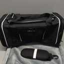 Petskd Length-Expandable Pet Carrier 17x12x8.5 Inches JetBlue Frontier Spirit Airline Approved, Soft Pet Travel Carrier for Small Cats Dogs with Zipper Locks and Anti-Scratch Mesh(Black)