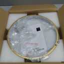 Flush Mount Ceiling Light Gold 12 Inch LED Dimmable Ceiling Light 24W 5CCT(2700K-5000K) Bedroom Lamp Entryway for Bedroom Foyer Kitchen Entryway Closet Hallway