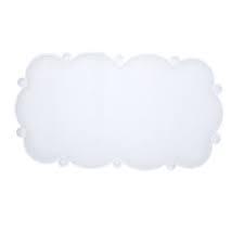 0 Divine Design Heavenly Comfort Cloud Bath Mat with Microban, 29 in L, 17 in W, Vinyl Mat Surface