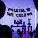 KatchOn, Custom Happy Birthday Banner - 10 Feet, DIY Numbers | Level Up birthday Banner for Any age | Gamer Birthday Party Decorations | Video Game Birthday Decorations for Men, Women, Teens, Gamers