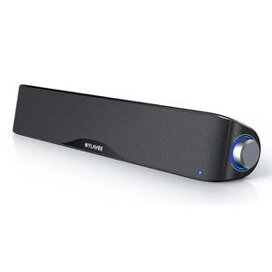 Computer Speakers, HiFi Sound Quality Computer Sound Bar, USB Powered PC Speakers, Bluetooth 5.0 and 3.5mm Aux-in Computer Speakers for Desktop, Laptop, PCs, Monitor, Tablets, Xbox, Gaming Speakers