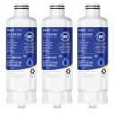 Stokk DA97-17376B Replacement Compatible With Samsung HAF-QIN/EXP Refrigerator Water Filter, NSF 42, Reduces Chlorine, Sediment, Bad Taste & Odor, DA97-08006C, RF23M8070SG, RF23M8070SR[3 PACK]