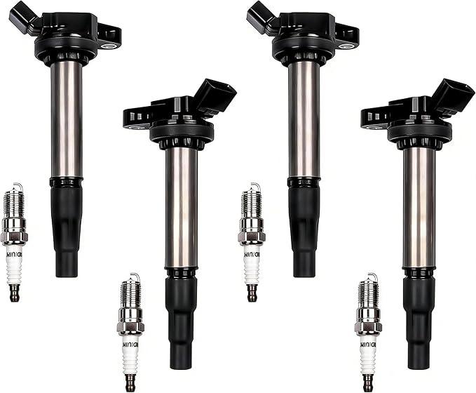 UF596 Ignition Coil Compatible with 2010-2015 Prius 2009-2015 Corolla 2011-2015 CT200h 2008-2014 xD 1.8L L4 Replaces UF619 90919-02258, Set of 4