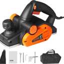 VEVOR Electric Hand Planer, 3-1/4-Inch Cut Width, 16500 RPM High-Speed Powerful Electric Handheld Planers for Woodworking, Wood Chamfer DIY, Smooth Finish Carpentry Tool, FCC-SDoC(710W)