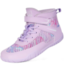 Kids Wrestling Shoes Boys Girls Boxing Shoes Mid Top Sneakers Zero Drop Sole Size EU:31