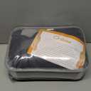 Orzbow Footmuff for Stroller, Weatherproof Anti-Kick Universal Toddler Sleeping Bag,Removable Warm Coral Fleece Lined Stroller Bunting Bag Footmuff, Black (Basic Grey)