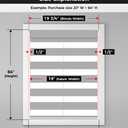 UNISHADES No Drill Cordless Zebra Blinds for Windows, Linen High Precision Fabrics, 31.5" W x 72" H Linen - Beige