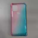 Motorola Moto G Stylus 5G (2021) Cellular Phone Case, Pink/Teal Shockproof TPU Soft Silicone