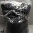 YZ HOME Faux Fur Fluffy Body Pillow for Adults - Firm Body Pillow Insert with Shredded Blue Memory Foam, Adjustable Height, Soft Support for Side Sleeping, Pregnant Women, Washable, 20x54 Inch (Black)