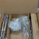 Lynnoland Brass Chandelier, 6-Light Farmhouse Chandeliers for Dining Room Lighting Fixtures Hanging, Vintage Candle Pendant Light Light Fixture for Bedroom, Kitchen, Foyer and Living Room