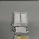 BESTTEN 3 Pack Slide Dimmer Light Switch, Quiet Rocker, Super Slim Single Pole or 3 Way Dimmable Switch, Max 300W LED, CFL, 600W Incandescent, ETL Listed, White