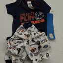 Gerber NFL Baby Boys' 3-Piece Bodysuit, Sleep 'n Play, & Cap Set (Team Bears)
