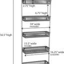 Anti-Slip RV Bunk Ladder, 57in Integrated Heavy Duty Steel, Black Camper Bunk Bed Ladder with Anti-Slip Rubber Foot Pads and Hooks