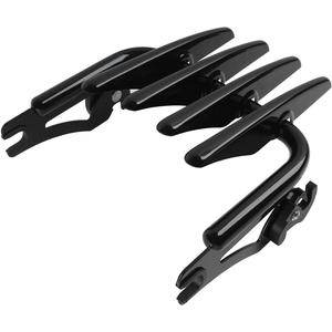 H RUO Stealth Luggage Rack,Black Detachable Luggage Rack Compatible with Harley Davidson Street Glide Road Glide Road King Electra Glide Ultra Limited 2009-2025