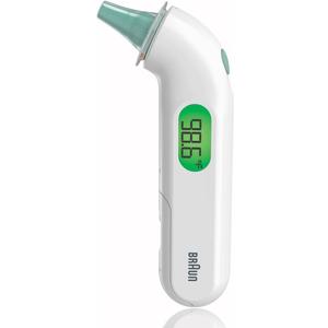 Braun ThermoScan 4 Digital Ear Thermometer, Professional Accuracy with Color Coded and Audio Fever Guidance for Babies, Toddlers, Kids and Adults, FSA and HSA Eligible