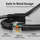 POWGRN 1 FT 12 Pack Indoor Extension Cord 16 Gauge, Short Power Cable
