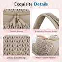 mommore Diaper Bag Small Diaper Backpack Stylish Baby Backpacks Travel Mini Maternity Bags with Insulated Pockets, Changing Pad, Stroller Straps