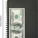 4 x Spiral Notebook, 2 Pack B6 Soft Cover Journals Notebook for School Student and Office Supplies, Blank Sketch Book, 50 Sheets/100 Pages, 100 GSM, 7.48 x 5.2 Inch, Black and Brown